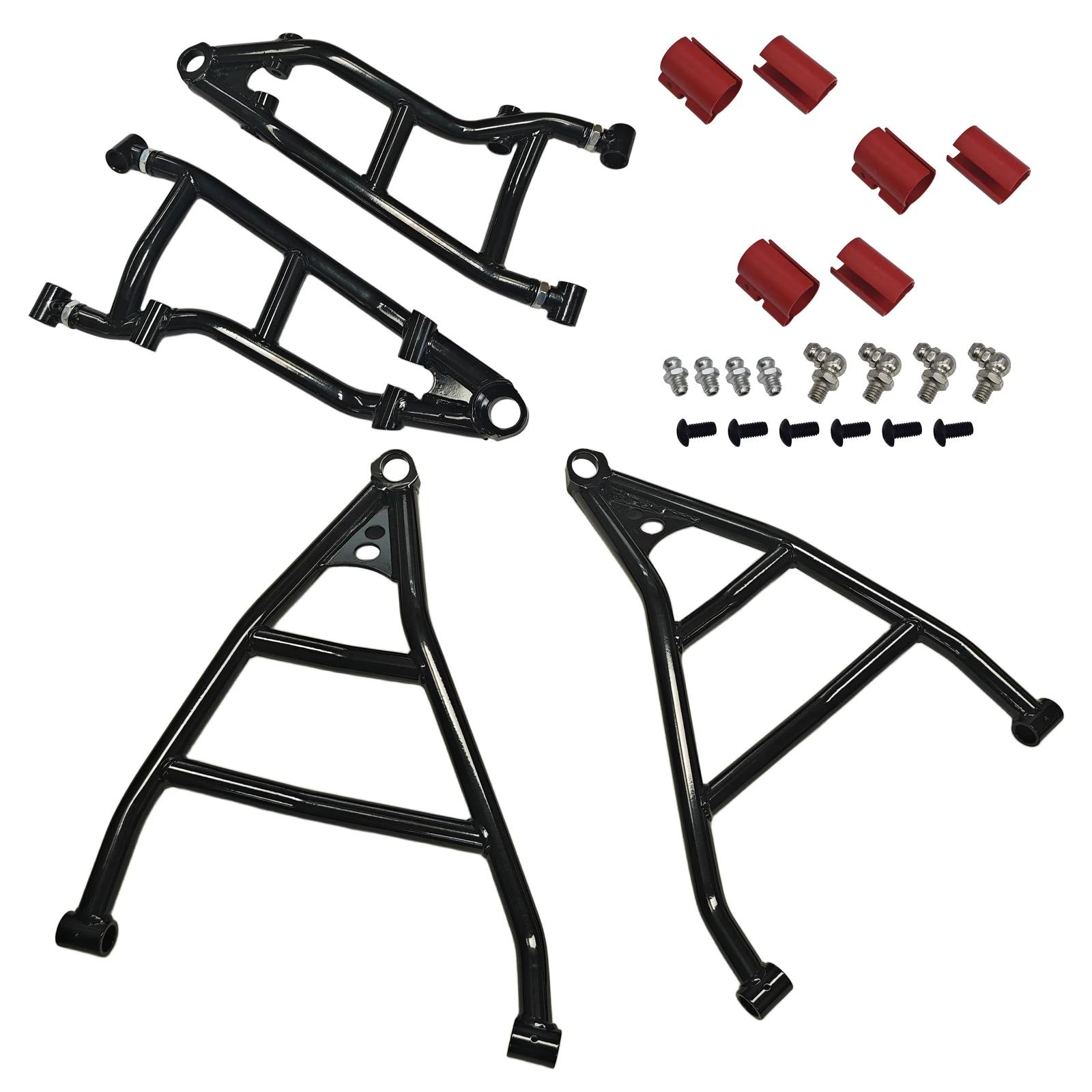 Front Control Arm Kit 4PS Black for 217+  Maverick X3 (64