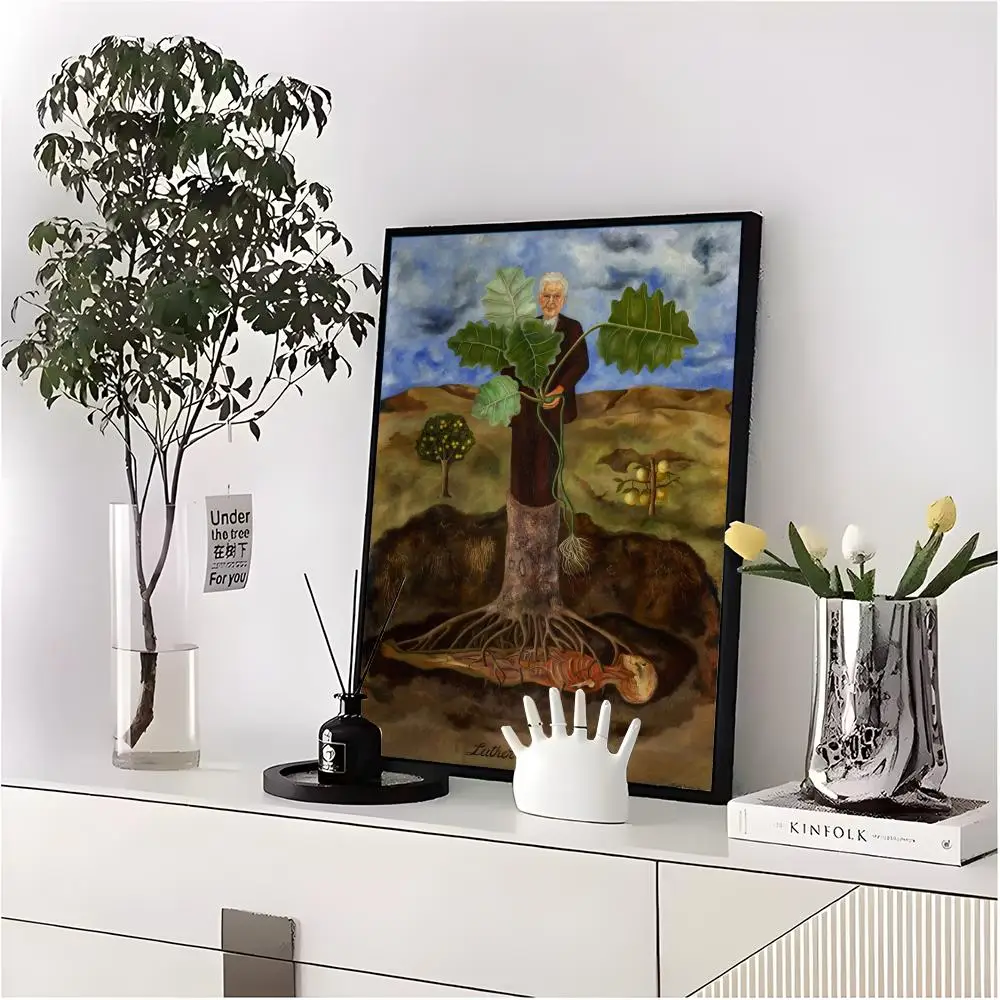 Frida Kahlo famous painter Poster Top-Quality Poster For Household Room Bar Cafe Wall Art Decor & Gift Item
