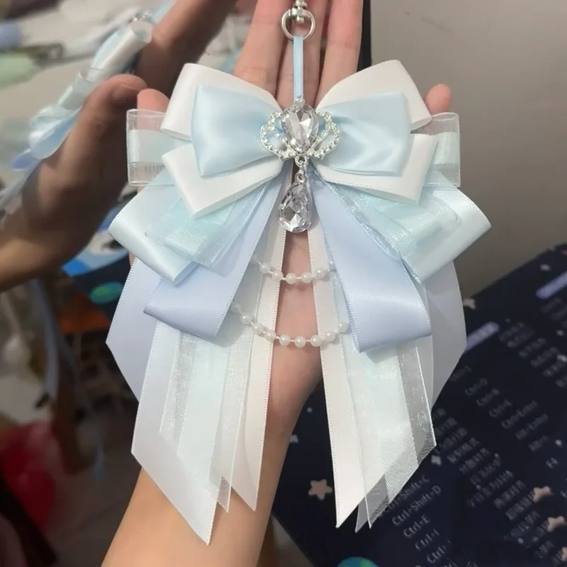 

Original Handmade Lolita Bow Concert Supporting Fashion Women's Shirts Dresses Bows Ribbons Brocades Collars Flower Accessories