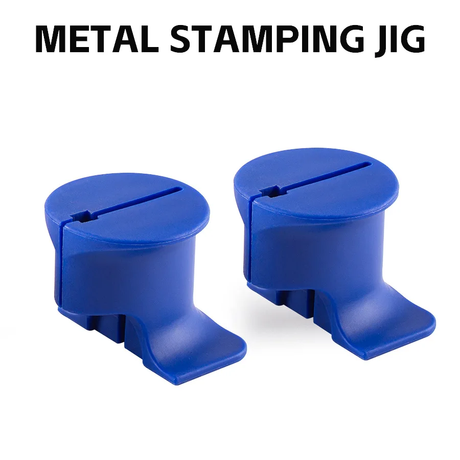 Metal Stamping Fixture Strike Jig Handguard DIY for Steel Bench Block Hand Stamping