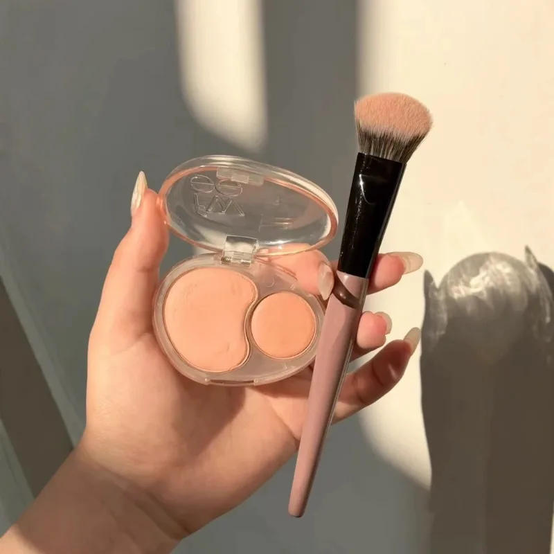 1pc Makeup Brush, Powder Blusher Makeup Brush, Novice Makeup Tools, Facial Repair Brush, Portable Travel Makeup Brush