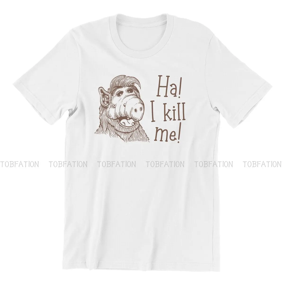 ALF سلسلة الرسوم المتحركة الأصلية بلايز خمر ها اقتلني طباعة أوم تي شيرت محب الملابس حجم S-6XL #2