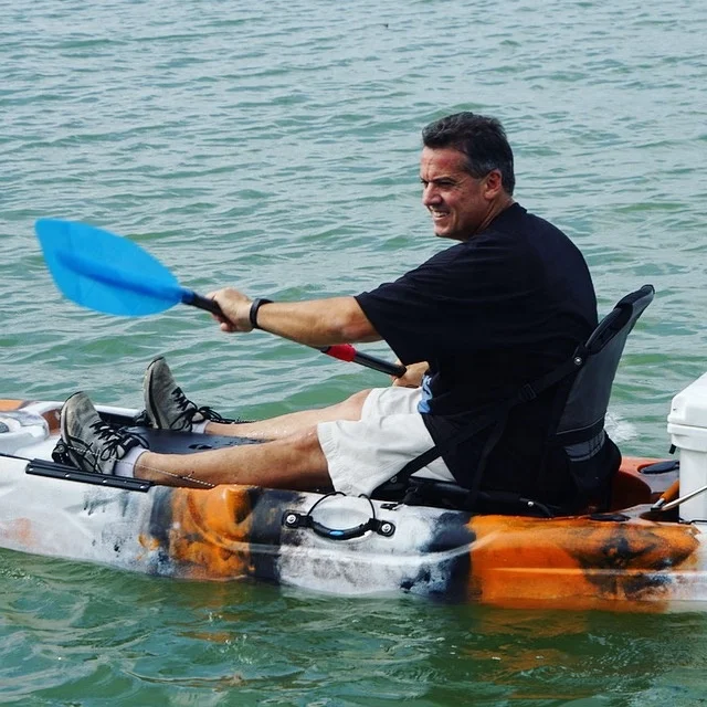 Popular 350cm Single Person Kayak Model Sit on Top Kayak Very Stable Fishing Kayak Pick Up At The Port