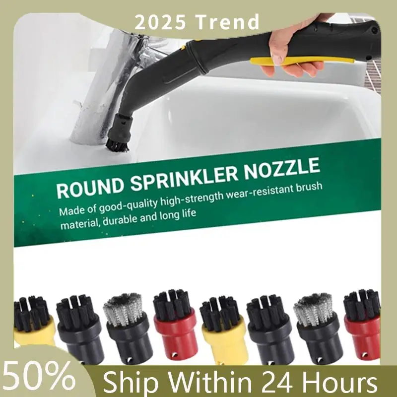 A75X Top 8PCS Ronde Stoomreiniger Borstels Vervanging Forkarcher SC1/SC2/CTK10/SC3/SC4/SC5/SC7 Stoomreiniger Onderdelen