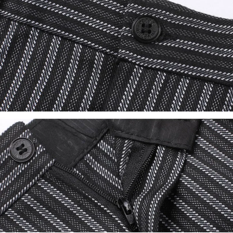 Half Elastic Waist Chef Pants for Men Women Cook Chef Bakery Pants Hotel Restaurant Chef Work Long Pants Food Service Uniform