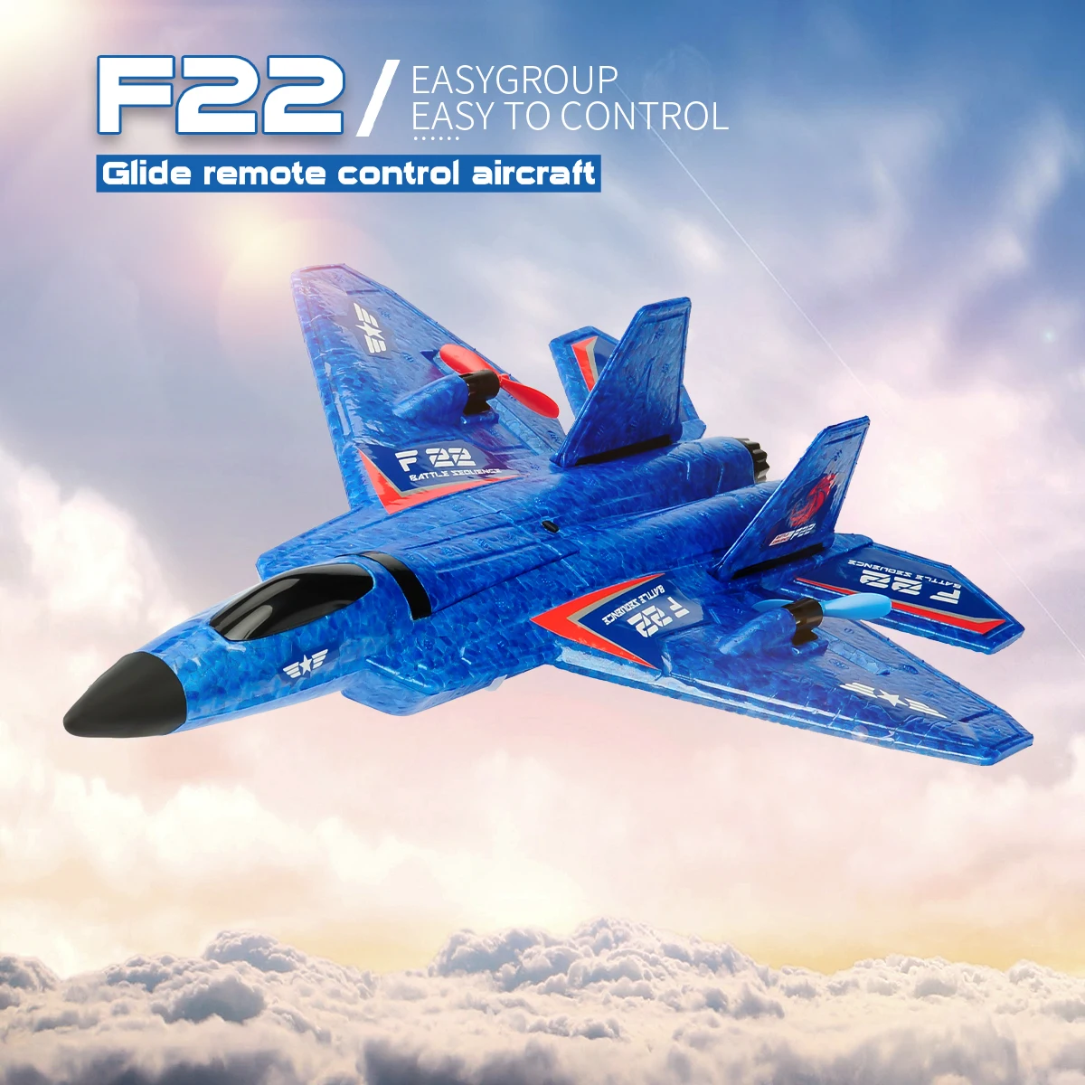 RC Plane F22 Remote control Helicopter Upgrade Rc Airplane Aircraft  Vertical plane foam flying Children Toys