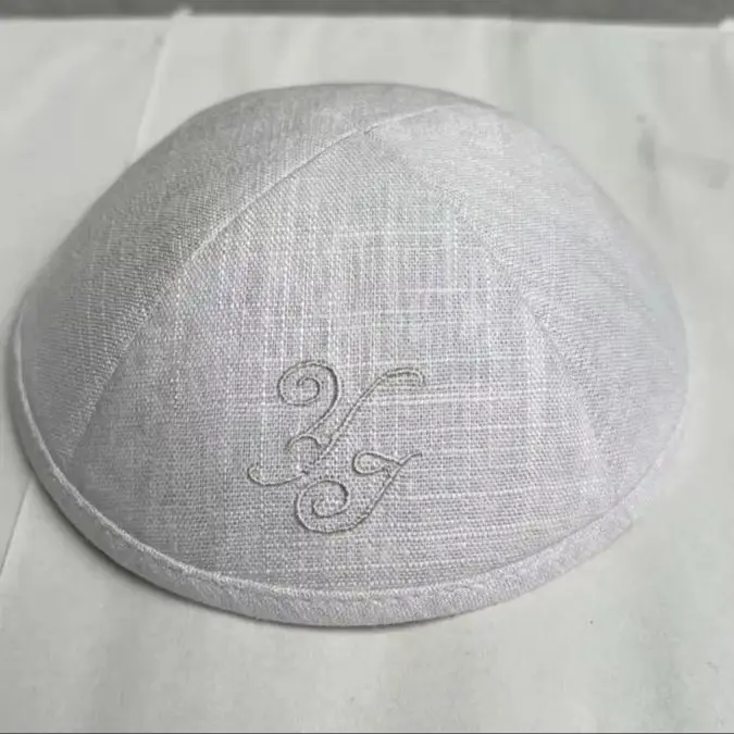 Kippot Judaicos Personalizados, Kippah de Casamento, Kippah de Couro, Yarmulke