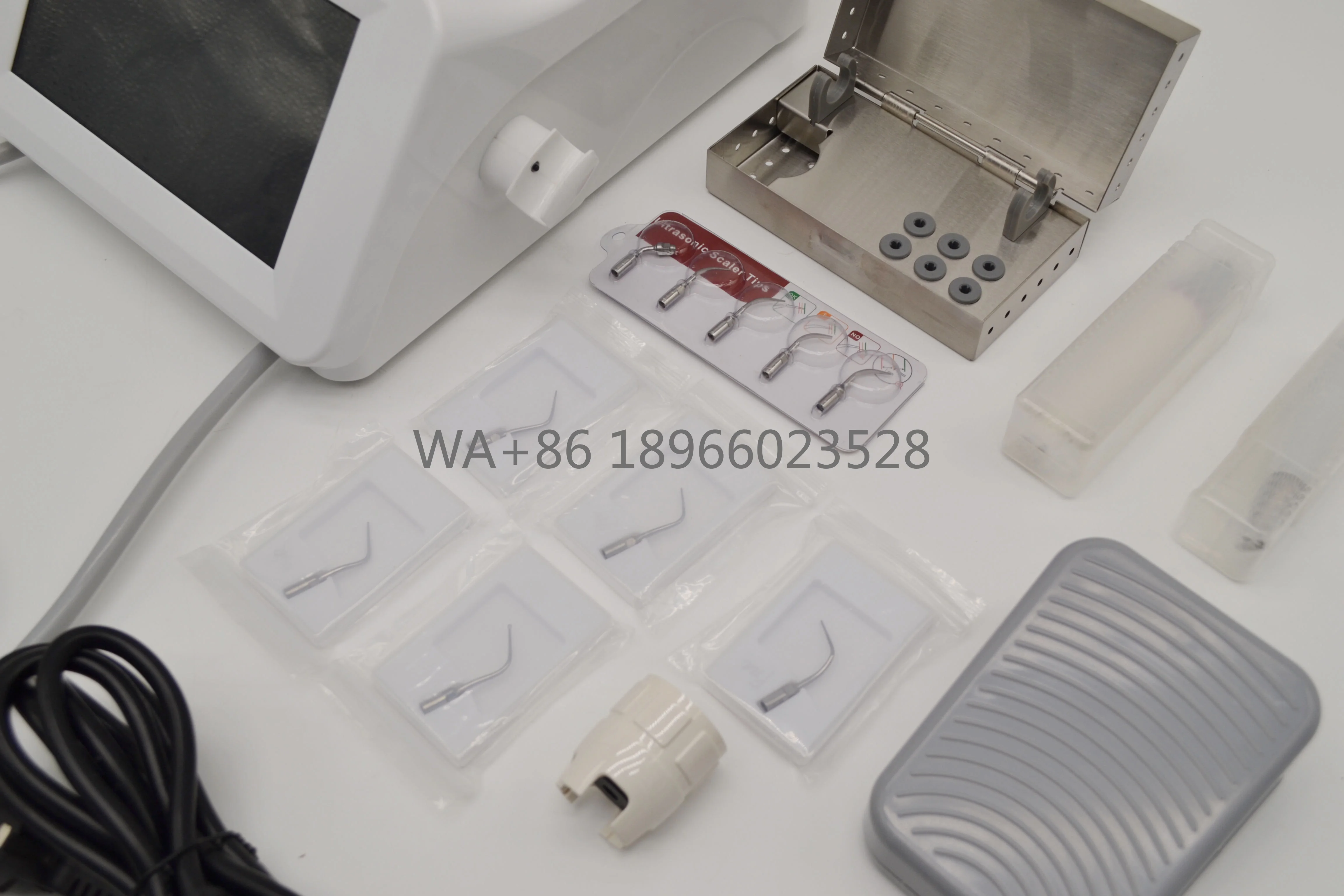 High Efficiency Dental Air Polisher Scaler 2 in 1 Combo Machine Professional Teeth Polishing and Ultrasonic Scaling System Unit