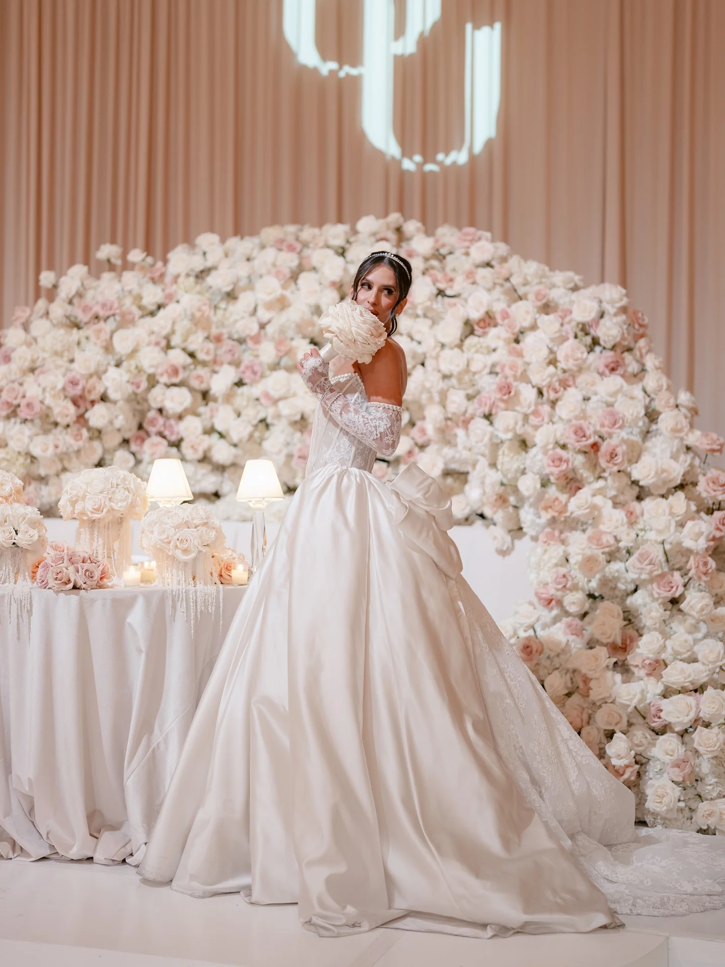 Vestido de casamento de renda cetim vestido de baile vestidos para noiva mangas desmonbles novia manga longa vestido de minimalista sob medida nupcial