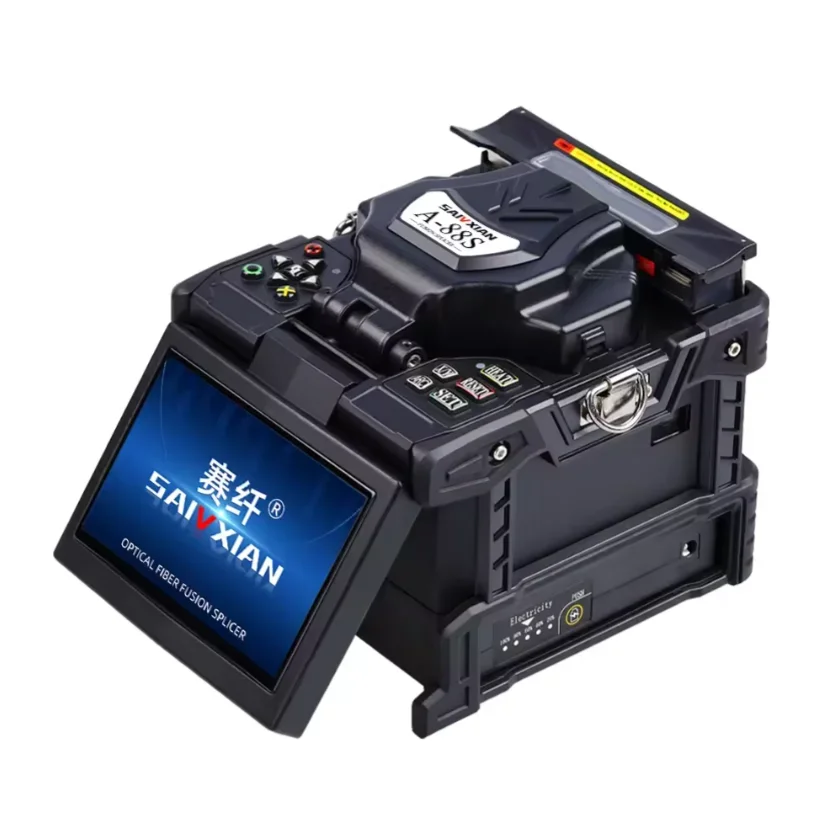 Nick 2026 Hot Selling  Cheap Fusion Splicer A-88s Optical Fiber Splicing Machine 6s splicing Fusion Splicer