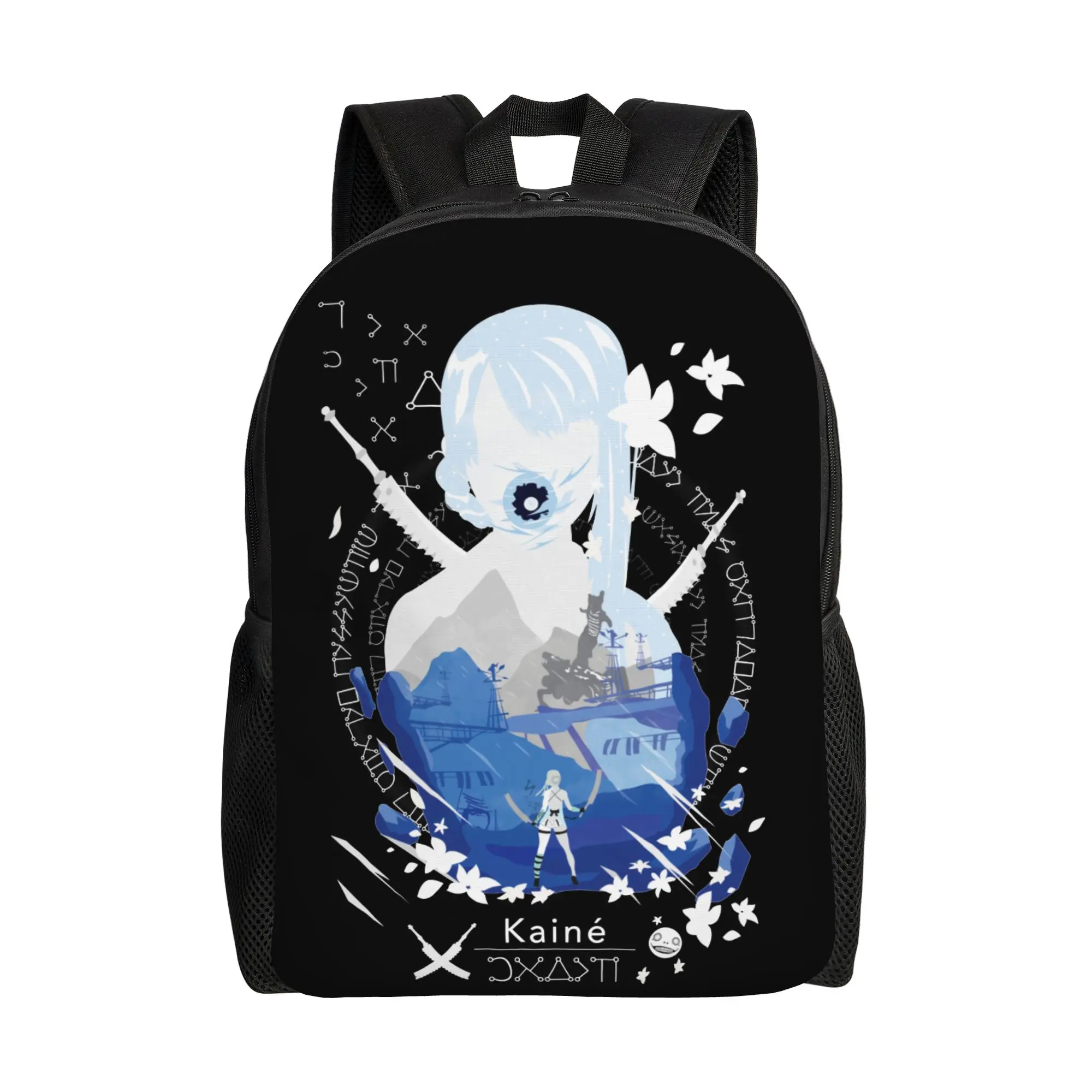 

Классический рюкзак Kaine для спорта, учебы и бизнеса, игровой рюкзак NieRs Replicant для мужчин и женщин, студенческие холщовые сумки