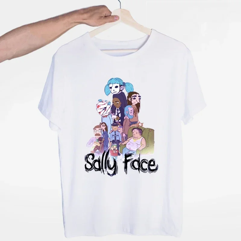 Women\'s T-shirt Sally Face Graphic T Shirt Women Funny Short Sleeve T-shirt Summer Fashion Casual Short-sleeve Women Tops