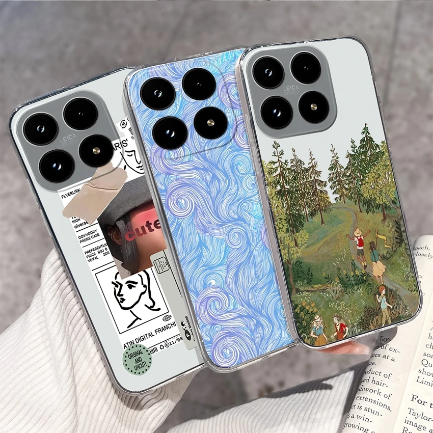 حافظة هاتف لهاتف Xiaomi 17 Pro Max أنماط ديزي جميلة غطاء حماية من السيليكون الشفاف لهاتف Xiaomi 17 17 Pro 17 Pro Max Coques #3