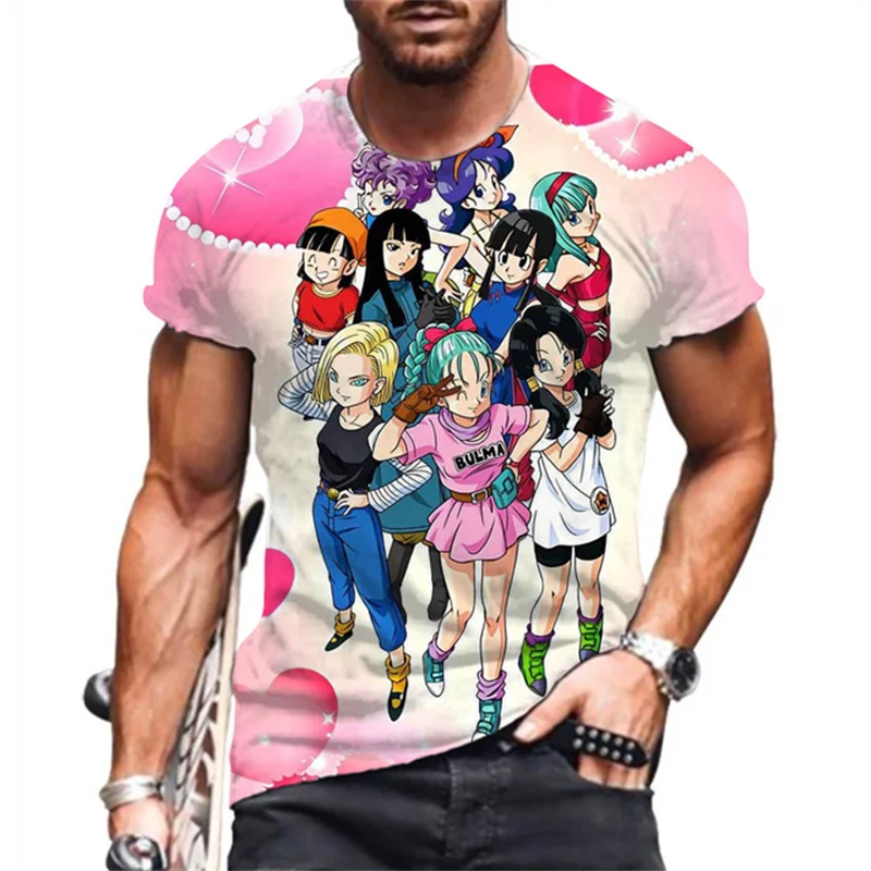 Summer Kids Dragon Ball T-shirt Goku Vegeta Kakarot Super Saiyan Boys Girls Casual Short Sleeve Men Women Clothes