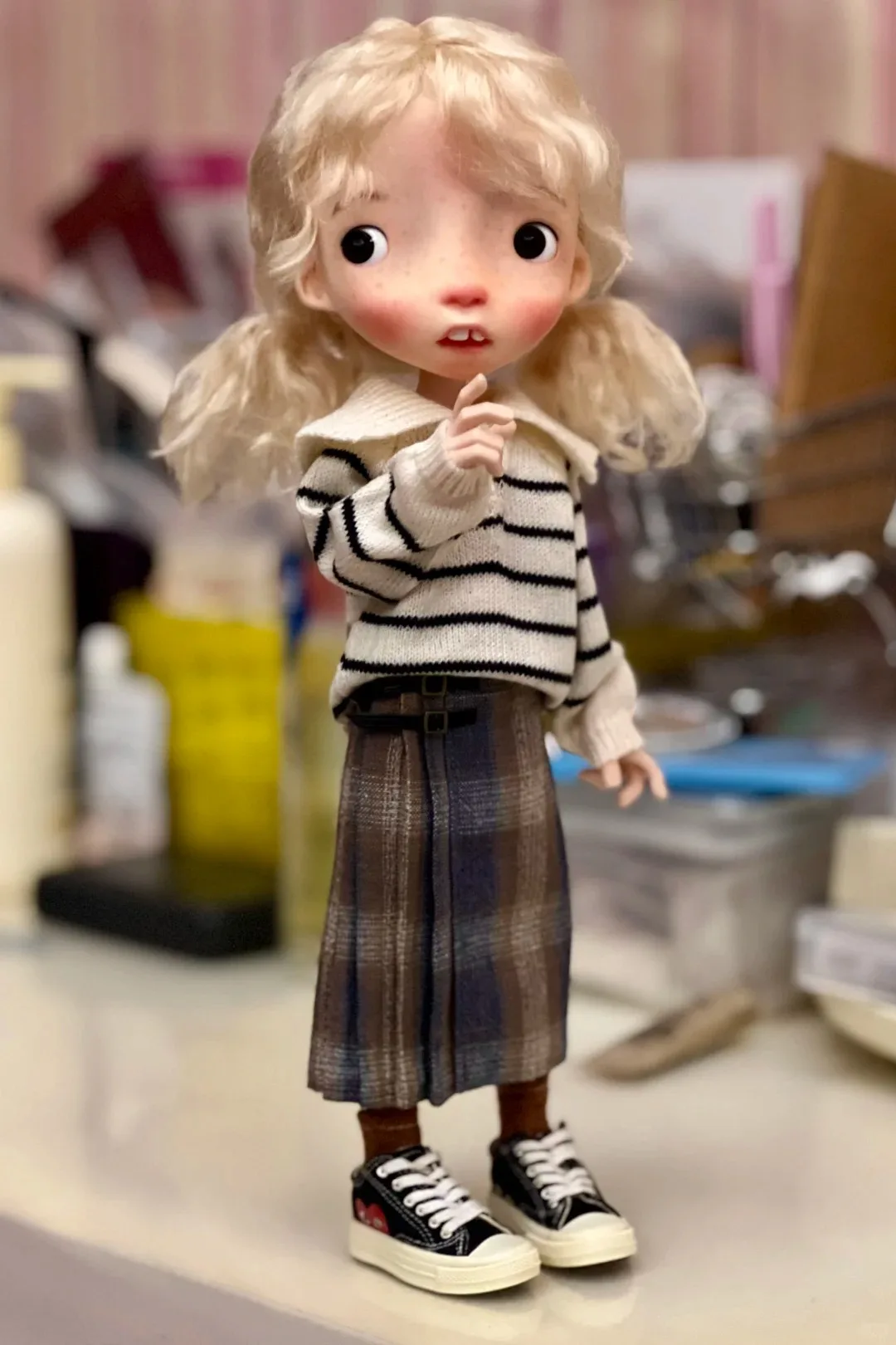 

marou 1/6 full xiaozhizhang BJD Ball Joint Doll Articulated Cute Baby Girl Collectible Anime-Style Premium Toy with