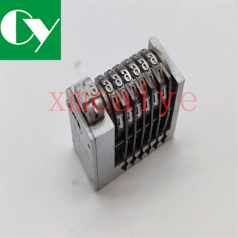 

1 PCS 6 Digit 3X6 Backward Letterpress Rotary Numbering Machine