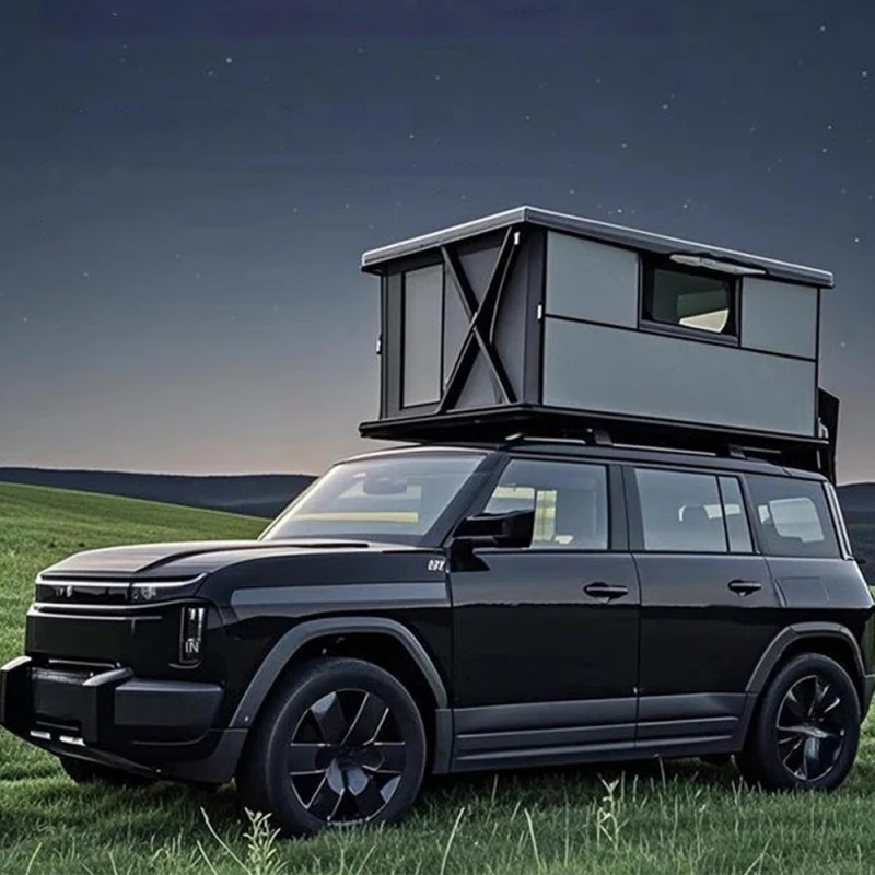 Factory Direct Electric Hard Shell Rooftop Remote Control Car Roof Top Tent For SUV Camping 2