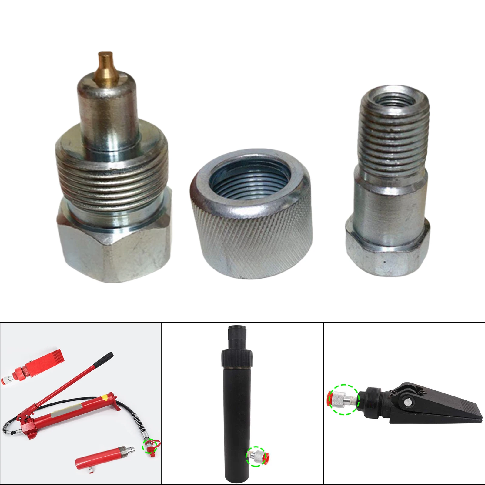Hydraulic Jack Coupler Fitting High Hardness Industrial Easy Installation Adapter Directly Replace Hydraulic Coupling Connector