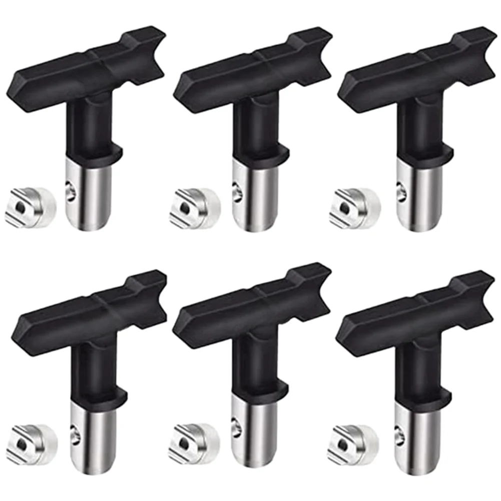 Hardened Steel Spray Nozzle Kit For Airless Paint Sprayer, Precision Orifice Tips For Latex & Putty, 4-Pack