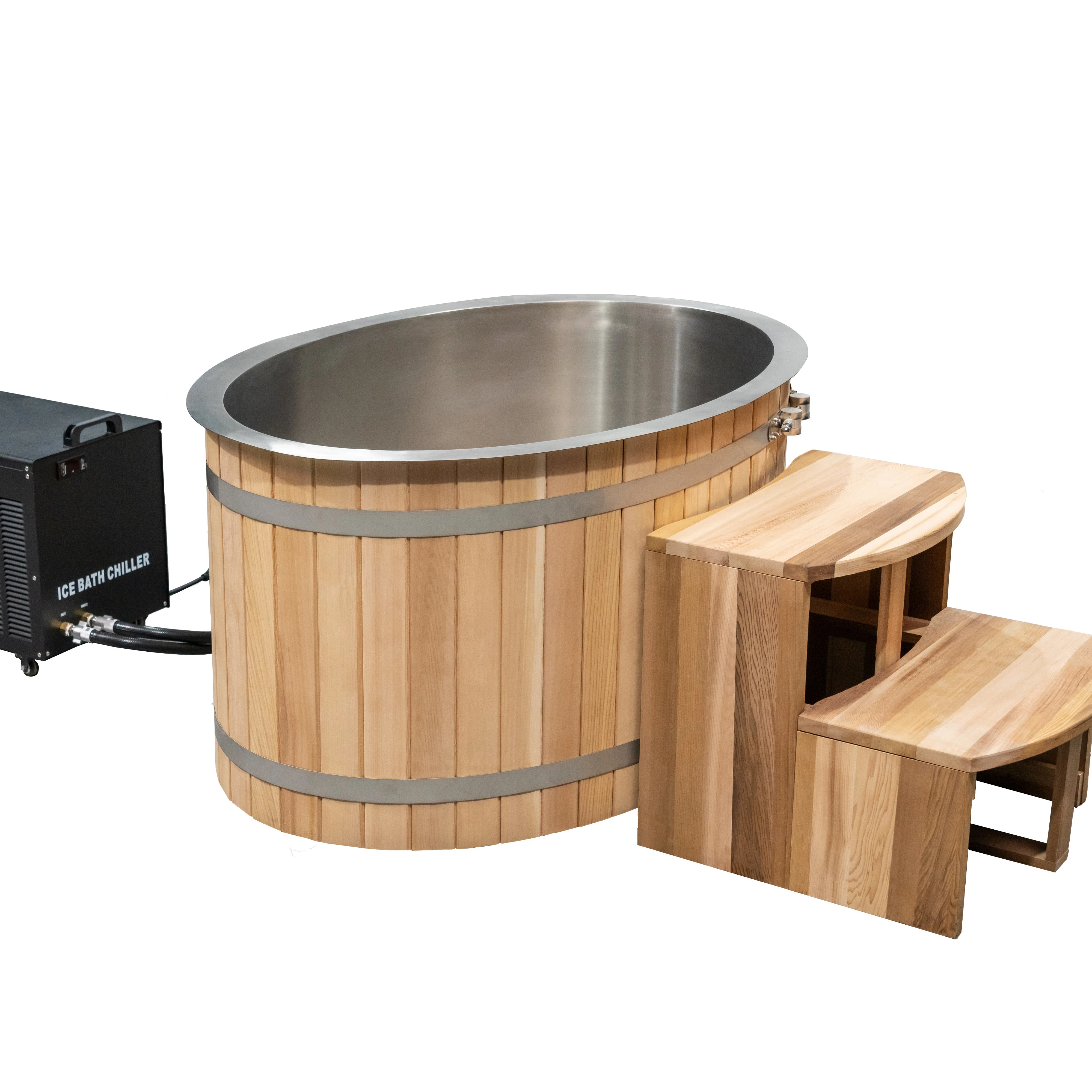 

Oval Shape Ice Bath Tub Cold Water Plunge For Sports Recovery