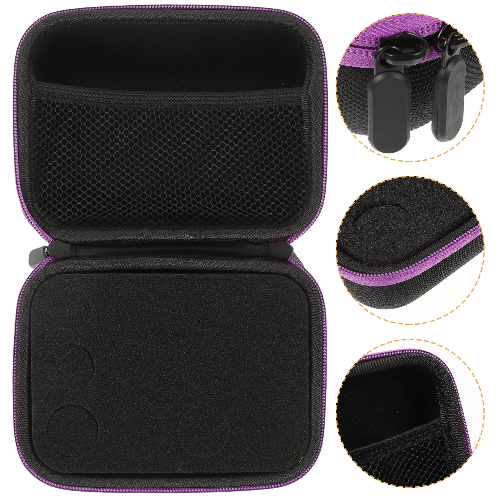 กล่องเก็บน้ำมันหอมระเหยแบบแข็ง 1 ชิ้น  12 ช่อง  ป้องกันการกระแทก  สำหรับใส่ขวดโรลออน  สำหรับเดินทาง