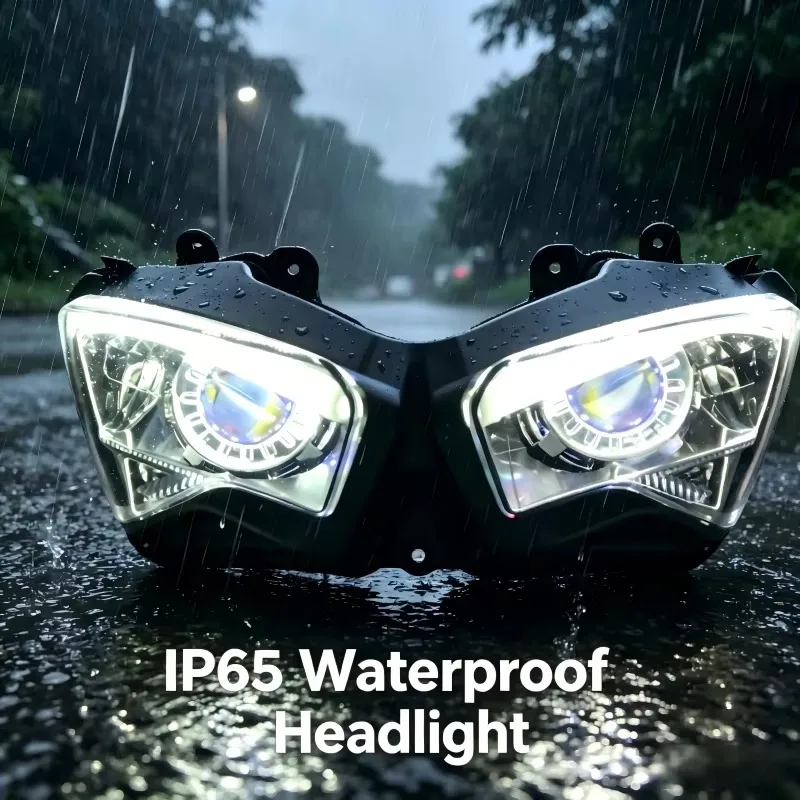 Direct Replacement 400 Specific, LED Lens Devil Eye Headlight 2018-2023 Universal