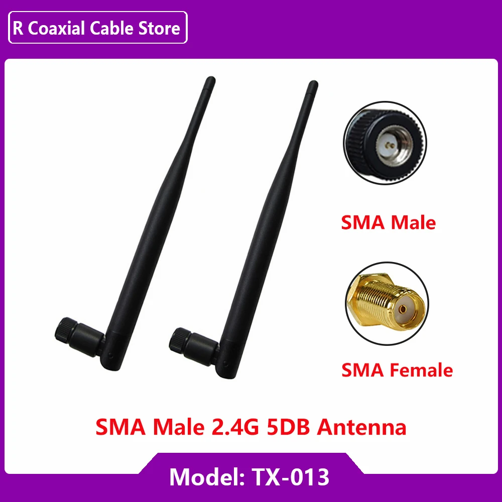 Modulo 2.4G 5G LET 4G dedicato Antenna WIFI Dual-band omnidirezionale ad alto guadagno 5DB 8DB 12DB Router Full-band Antenna Pinhole