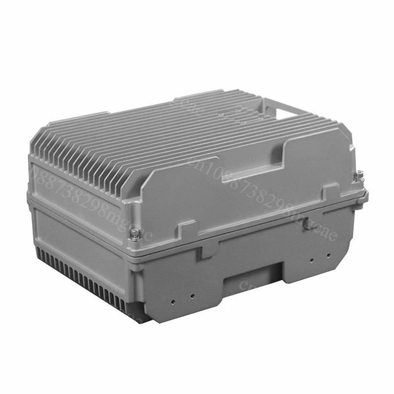 IP67 die-cast aluminum industrial shell box 358 × 263 × 120MM, electronic circuit cooling protective shell