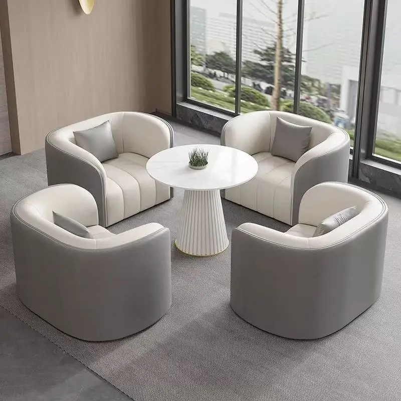 Divano per reception Buona qualità Spa Aeroporto Bellezza Mobili aziendali Area Tempo libero Angolo Hall Divano da ufficio Lounge Wai