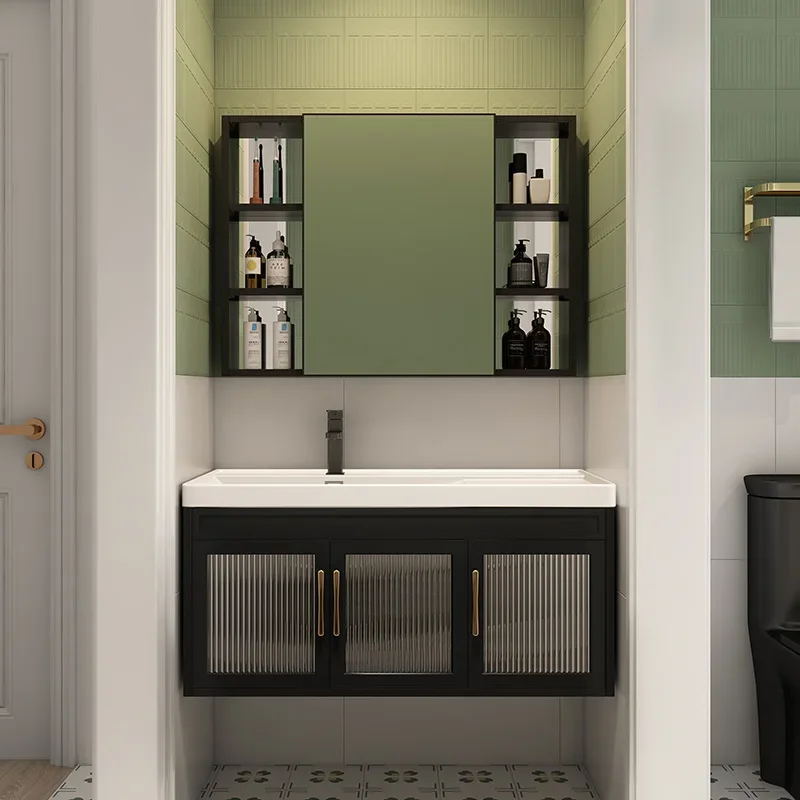 

Multi-Functional Wall-Mounted Bathroom Cabinet Combination