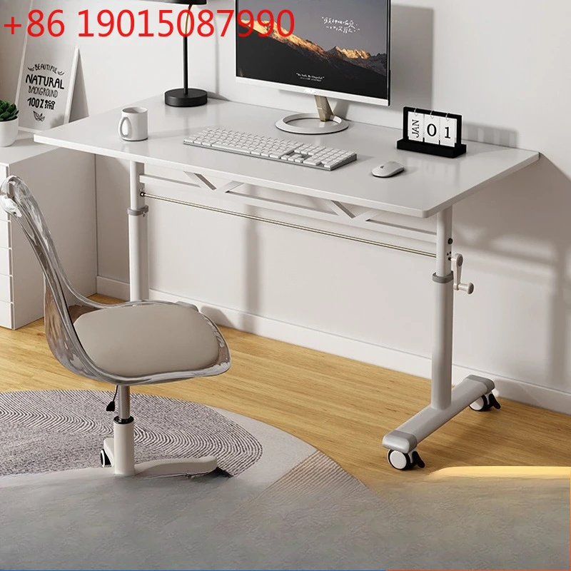 

Customized home computer e-sports table manufacturer wholesale office office hand lift table with pulley