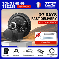 Tongsheng TSDZ2 tsdz2b Mid Motor 48V 500W Mid Drive Ebike Kit  Electric Bicycle Ebike Conversion Kit with Battery