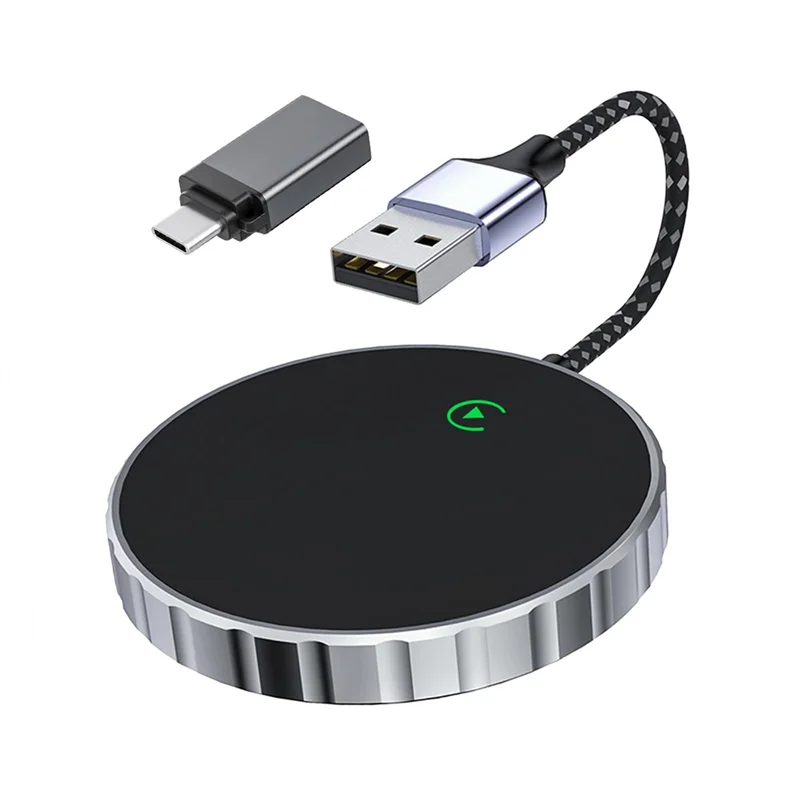 3CGRO-Carplay Adapter Upgrade Plug & Play Converts Wired To Wireless Carplay Dongle For Car