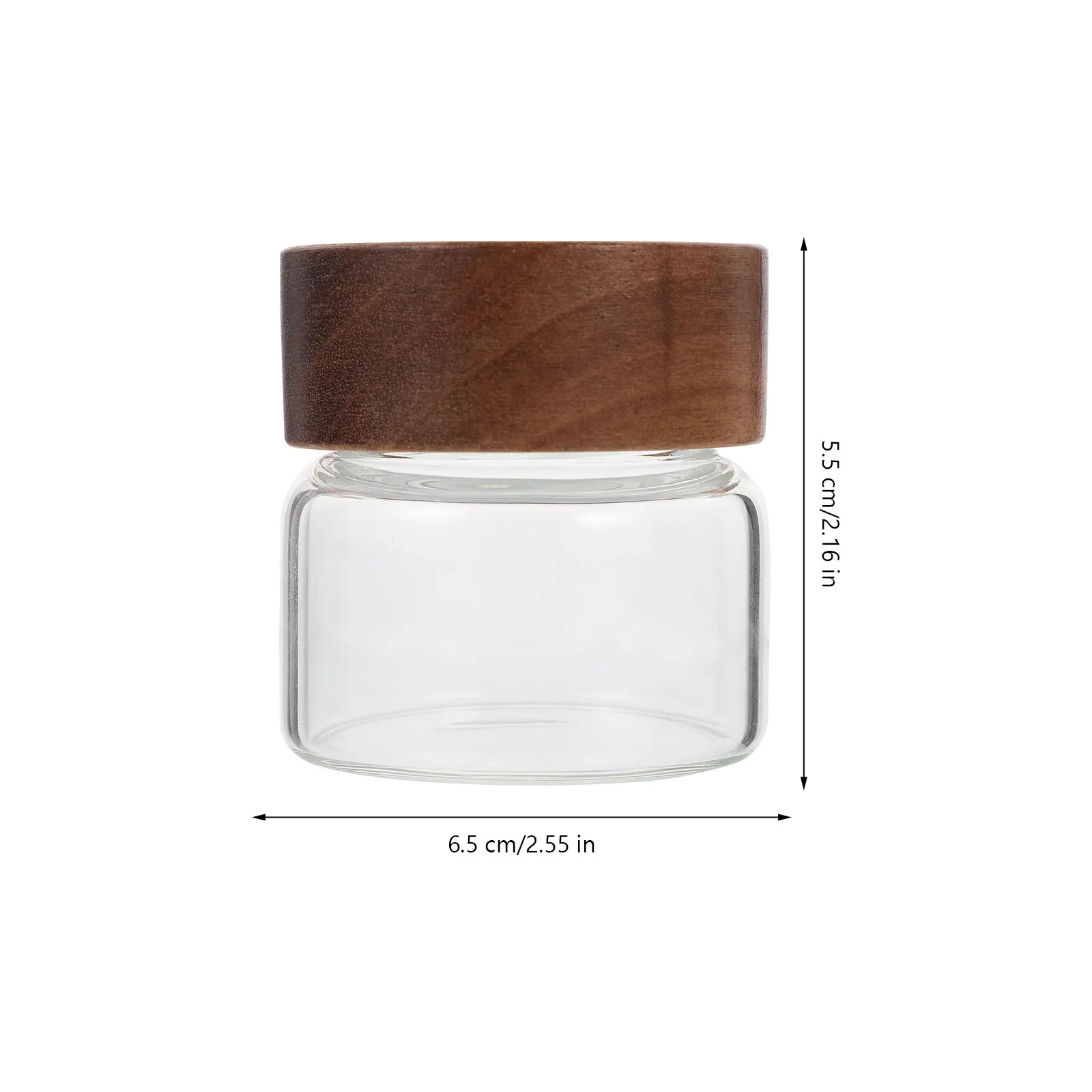 

Food Storage Container Clear Glass Canister Airtight Seal Coffee Bean Jar Kitchen Storage Glass Food Jar For Sugar Tea Medicine