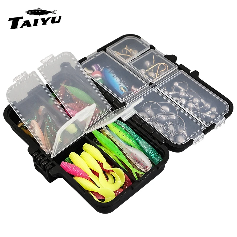 conjunto-de-iscas-de-pesca-com-101-pecas-kit-de-iscas-macias-e-ganchos-com-caixa-de-equipamentos-de-pesca-isca-artificial-realista