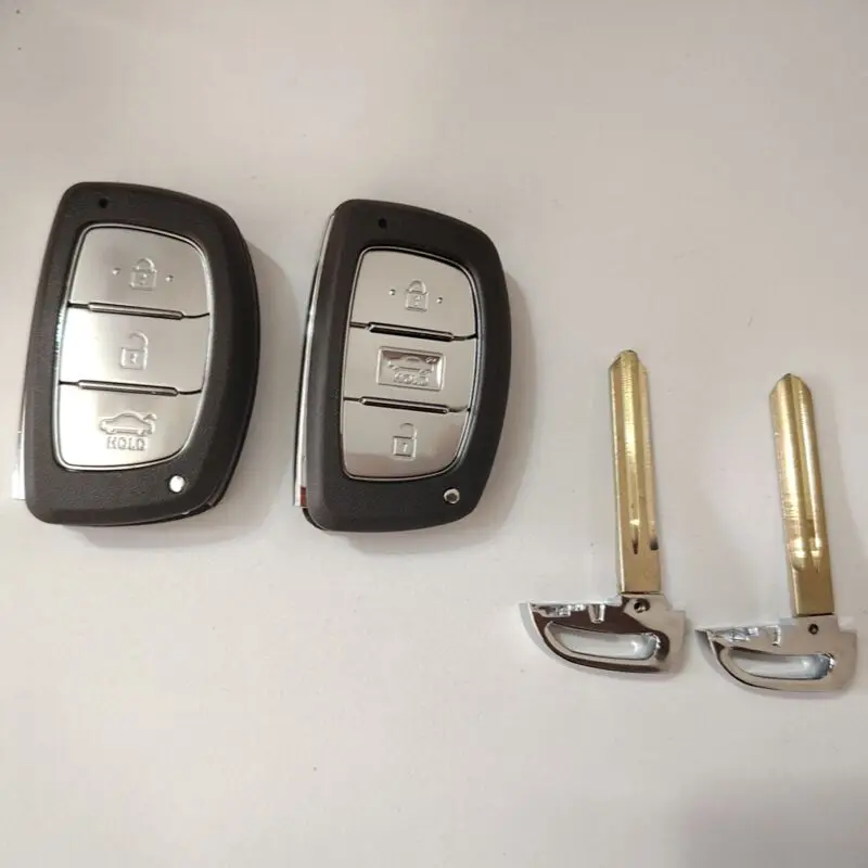 Remote Car Key Shell 3 Buttons For Hyundai Ioniq Tucson IX35 ELANTRA SOLARIS I30 3BTN Flip Folding Remote Auto Key Case