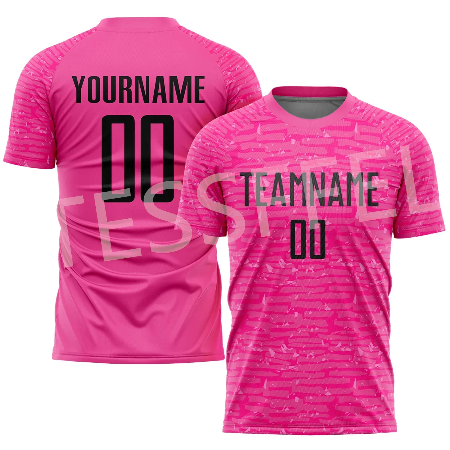 Custom Name Football Team Suits Soccer Sports Jersey Retro 3DPrint Summer Casual Harajuku T-Shirts Streetwear Short Sleeves XA2