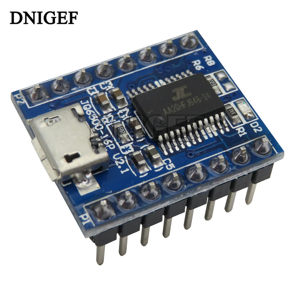 DNIGEF 1 PCS NEW JQ6500 Voice Sound Module USB Replace One to Five Way MP3 Voice Standard JQ6500 Voice Module 16M