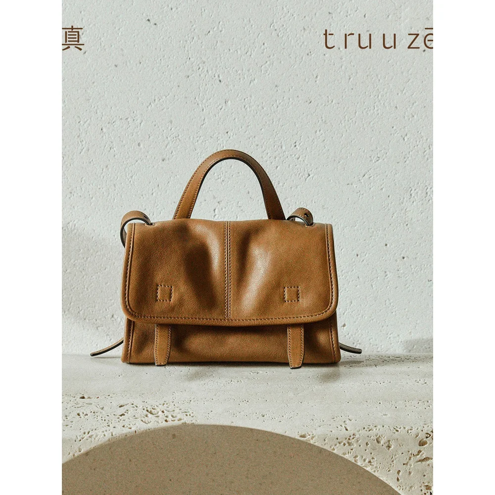 Women'S Retro Bags - New Arrival True Plant-Tanned Leather Messenger