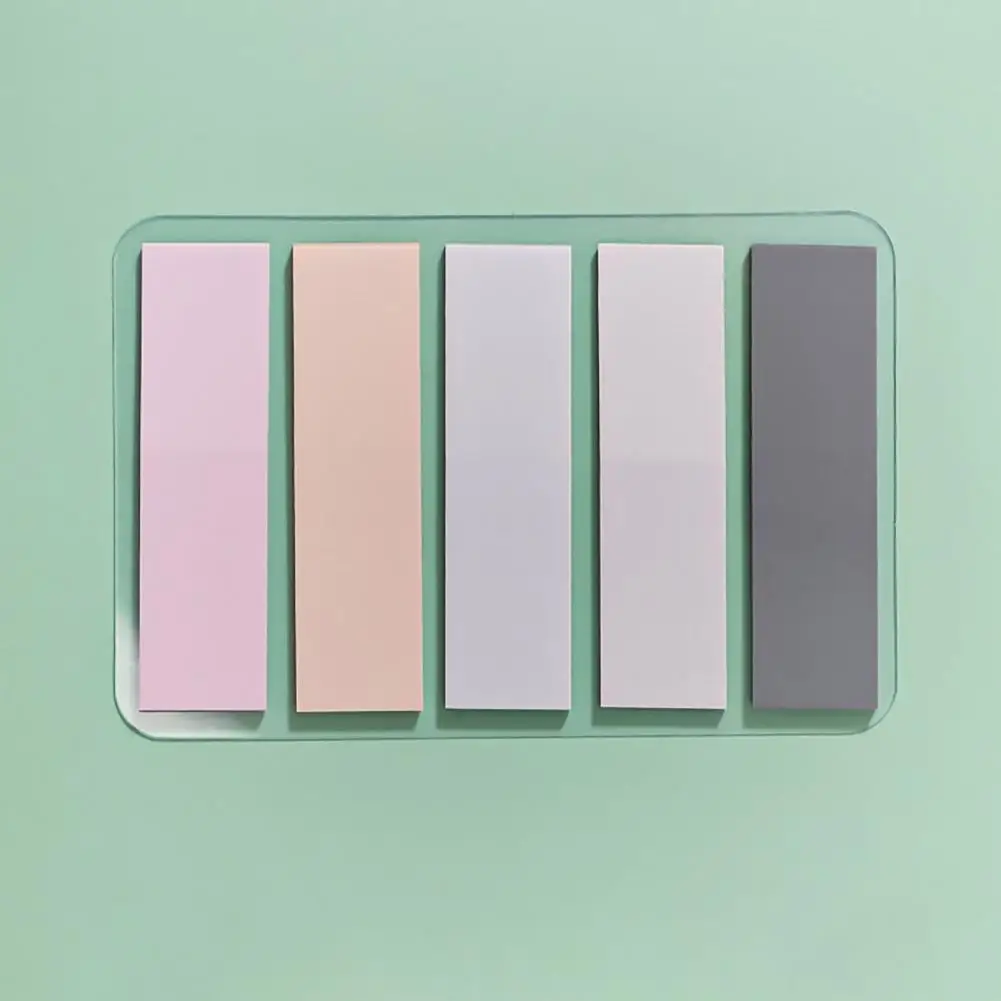 Transparent Sticky Labels Sticky Index Tabs Fluorescent Index Sticker Arrow Flag Tab Morandi Sticky Notes Essential for Home