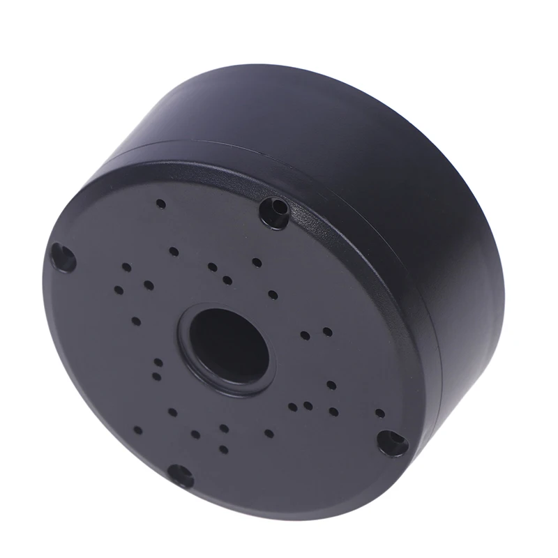 Black CCTV Camera Bracket Junction Box Cable Deep Base Camera Mount Bracket Round Bracket For Dome Cameras