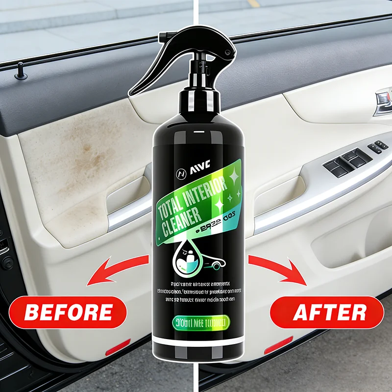 

Car Interior Fabric Cleaner Spray, Powerful Stain Remover For Auto Seats, Carpets, Headliners & Upholstery