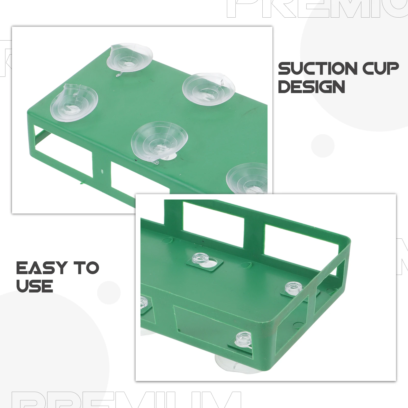 

2Pcs Green Cemetery Flower Basket Floral Mud Holder Wedding Floral Arrangement Tray