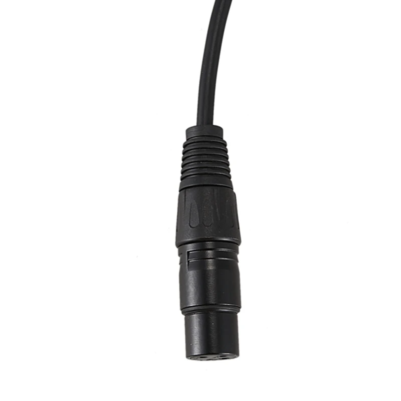 AS95 2X Right Angle Male to Female XLR Cable Microphone DMX Signal Wire for Mixer Amplifier