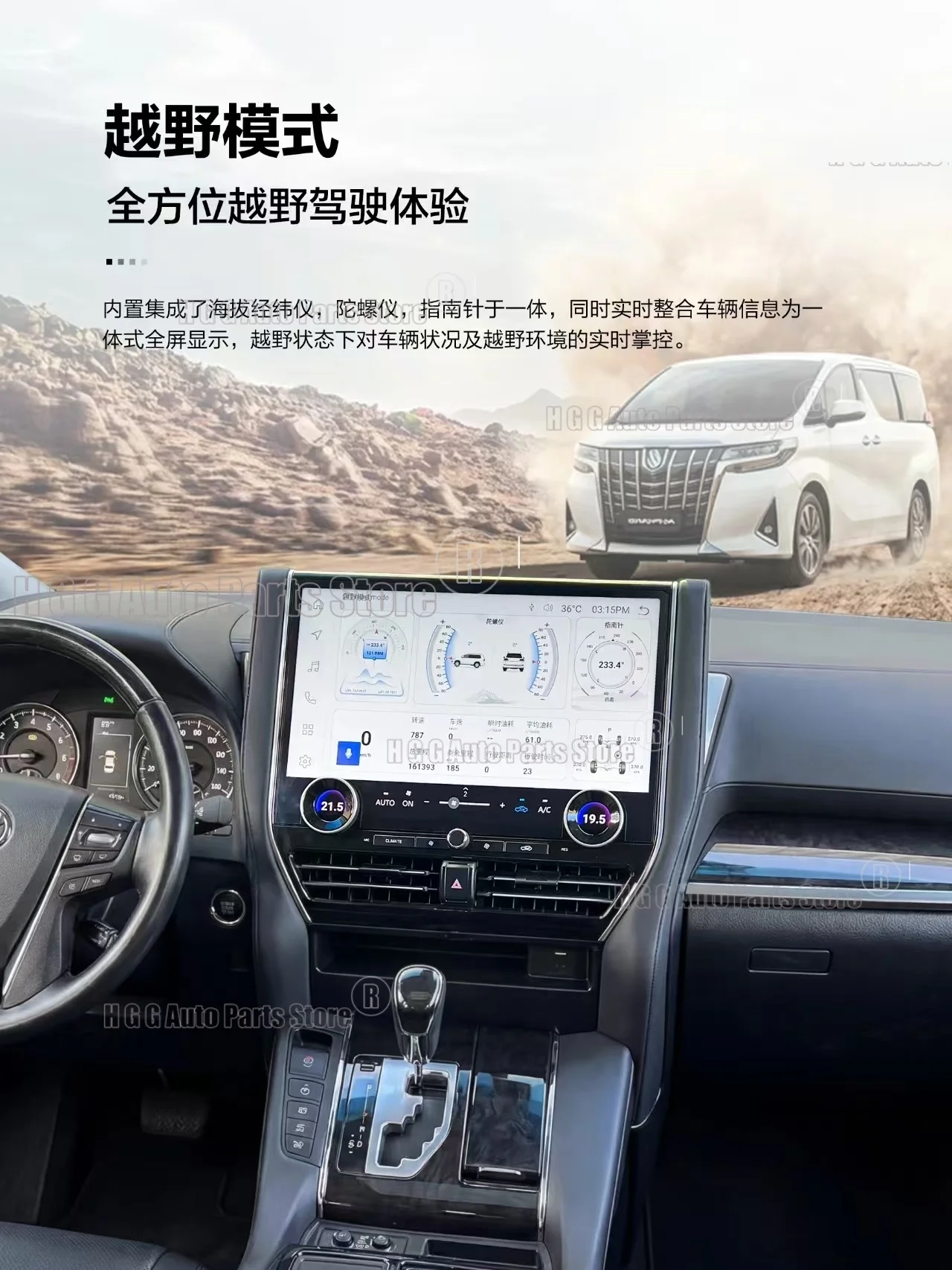 Car Radio Android Upgraded To 40 For Toyota Alphard 30 35 2015-2023 A30 CarPlay Video Player 16.8inch GPS Stereo 4G Support 360