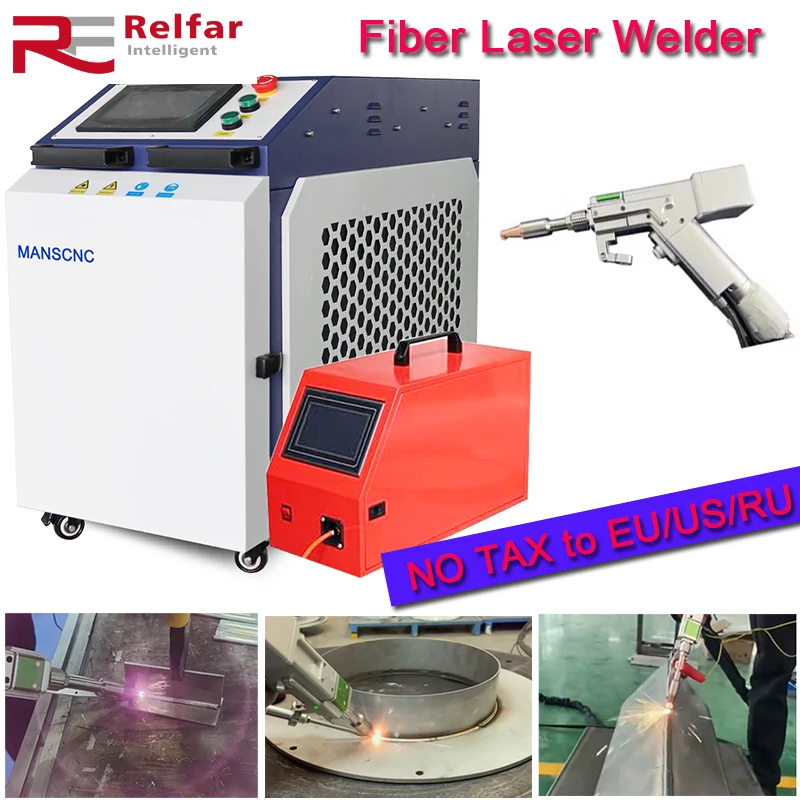 DDP 4 in1 Laser Welder 2000W Reci Machine Laser Welding Cutting Cleaning for Metal Cleaning Machine Relfar Double Pendulum Head