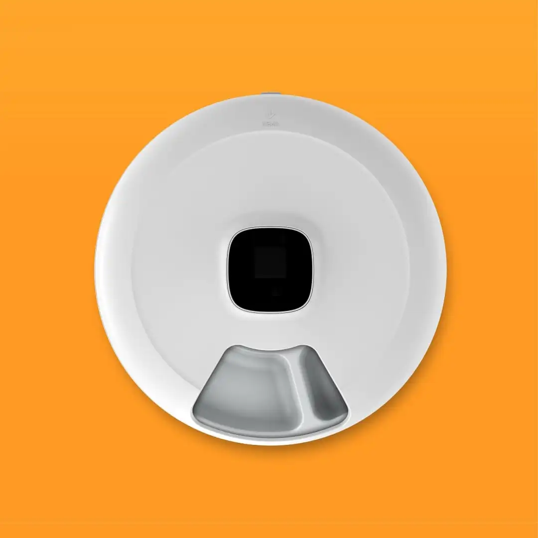 Petoneer NutriSpin Smart Rotating Pet Feeder Bluetooth App Timed Dispenser 6 Tray For Cats Small Dogs Easy Clean