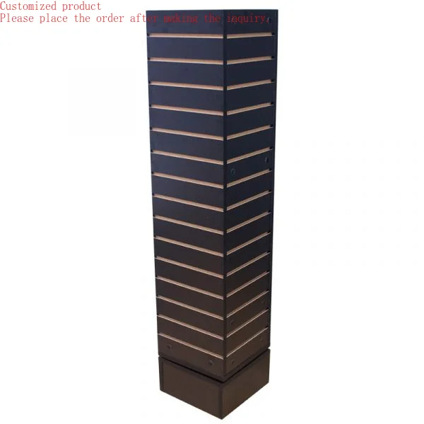 

Custom.HIKUYA Factory Price MDF Rotating Slatwall Display
