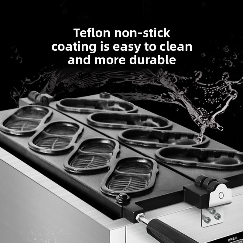 TQH hole shoes egg mold commercial stall Internet celebrity slippers burnt waffle machine gas electric bread burnt