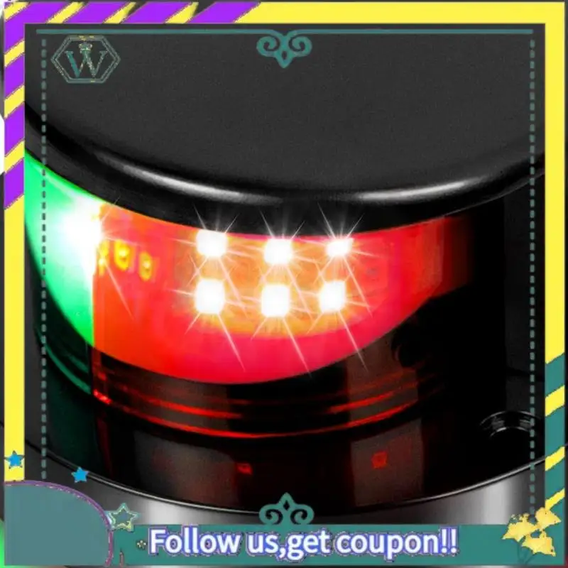 Upgraded Bow Navigation Light, Marine LED Navigation Light, Yacht Light Boat Light Warning Light For Pontoons, Boats